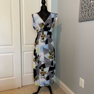 Short maxi dress m/l blue